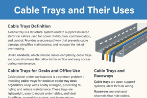 Cable Trays and Their Uses: Definition, Types, and Accessories