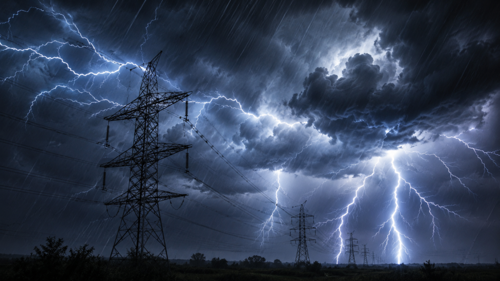 ESE lightning arrestor by U-Protec Group, a trusted lightning arrester manufacturer in Pune, for advanced lightning protection of industrial and commercial structures.