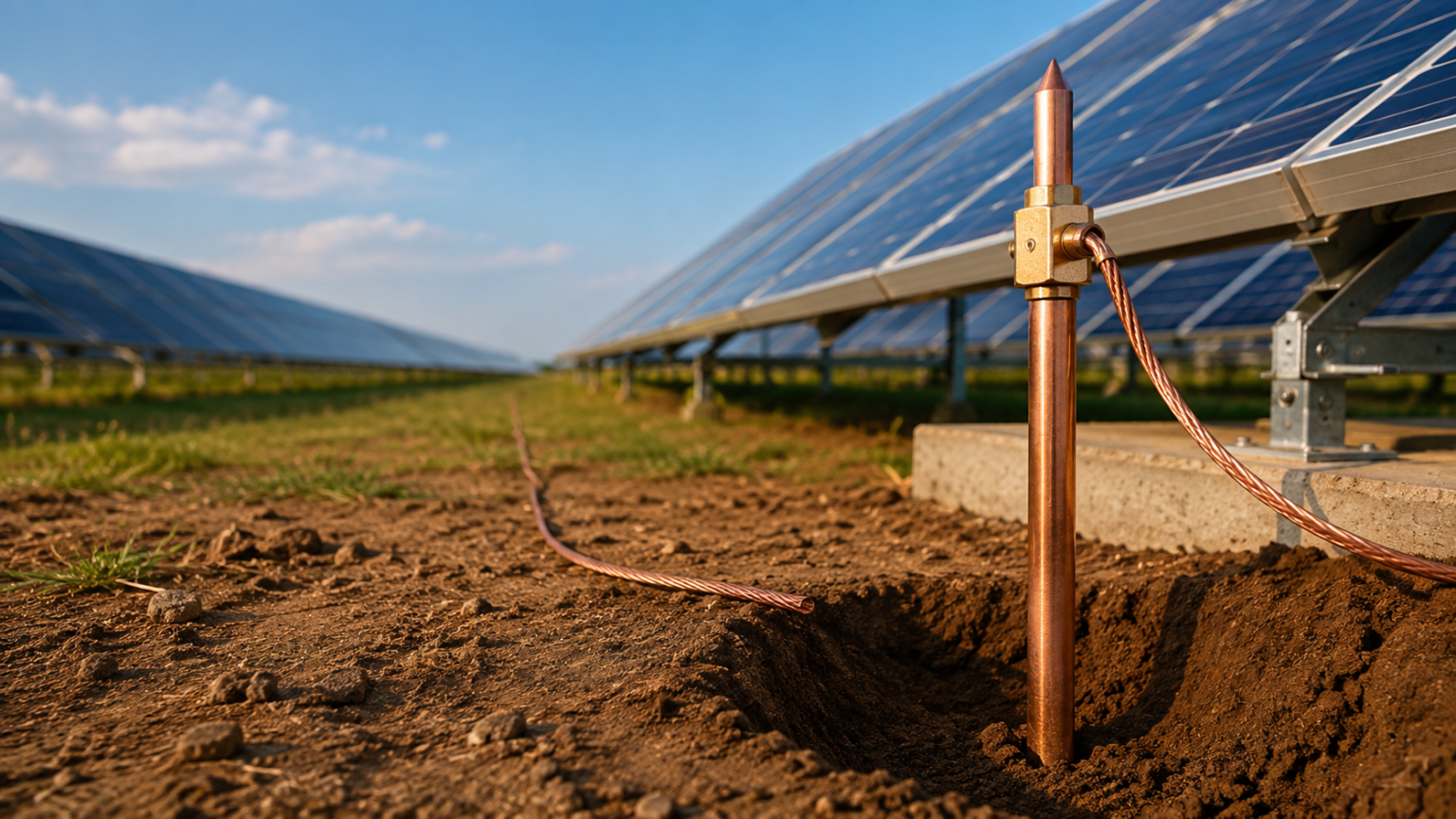Copper Bonded Earthing Rod For Solar : Why It Is The Preferred Choice ?