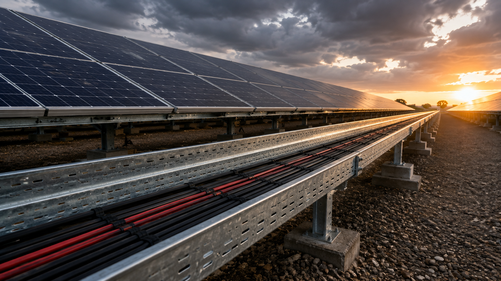 Why Solar Cable Tray Manufacturer Selection Affects Long-Term Plant Safety ?